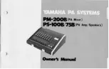 Предварительный просмотр 1 страницы Yamaha PM-200B Owner'S Manual