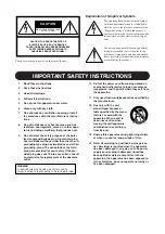 Preview for 2 page of Yamaha PM 5000 Series Owner'S Manual