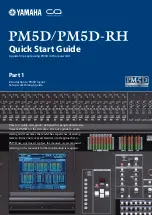 Yamaha PM5D-RH Quick Start Manual preview