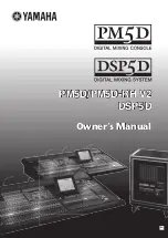 Preview for 1 page of Yamaha PM5D Owner'S Manual