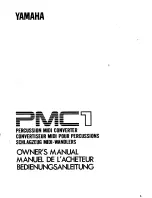 Предварительный просмотр 1 страницы Yamaha PMC1 Owner'S Manual