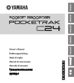 Preview for 1 page of Yamaha Pocketrack C24 (German) Bedienungsanleitung