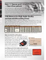 Preview for 5 page of Yamaha POCKETRAK 2G - 2 GB Digital Player Brochure & Specs