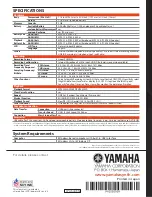 Preview for 8 page of Yamaha POCKETRAK 2G - 2 GB Digital Player Brochure & Specs