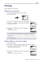 Preview for 23 page of Yamaha POCKETRAK 2G - 2 GB Digital Player Reference Manual