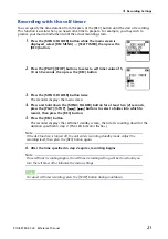 Preview for 21 page of Yamaha POCKETRAK C24 Reference Manual