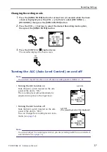 Preview for 17 page of Yamaha POCKETRAK CX Reference Manual