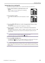 Preview for 20 page of Yamaha POCKETRAK CX Reference Manual