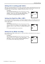 Preview for 21 page of Yamaha POCKETRAK CX Reference Manual