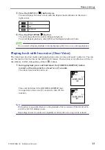 Preview for 33 page of Yamaha POCKETRAK CX Reference Manual