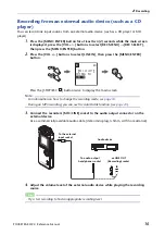 Предварительный просмотр 10 страницы Yamaha POCKETRAK W24 Reference Manual