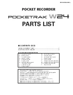 Предварительный просмотр 18 страницы Yamaha POCKETRAK W24 Service Manual