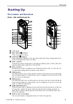 Preview for 4 page of Yamaha PocketrakCX - POCKETRAK CX 2 GB Digital... Reference Manual