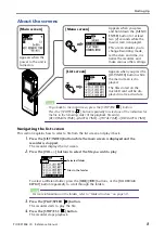 Предварительный просмотр 8 страницы Yamaha PocketrakCX - POCKETRAK CX 2 GB Digital... Reference Manual