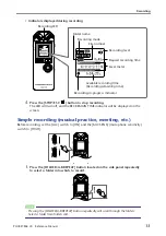 Предварительный просмотр 13 страницы Yamaha PocketrakCX - POCKETRAK CX 2 GB Digital... Reference Manual