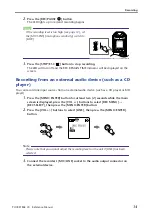 Предварительный просмотр 14 страницы Yamaha PocketrakCX - POCKETRAK CX 2 GB Digital... Reference Manual