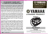 Yamaha POOLJET User Manual preview