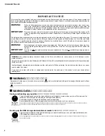 Предварительный просмотр 2 страницы Yamaha Portable Grand DGX-630 Service Manual