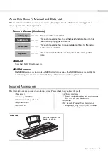 Предварительный просмотр 7 страницы Yamaha Portable Grand DGX-640 Owner'S Manual