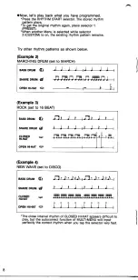 Preview for 9 page of Yamaha PortaSound MK-100 Menu Manual