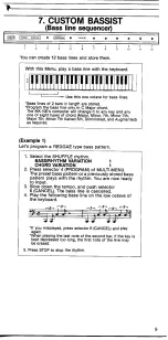 Preview for 10 page of Yamaha PortaSound MK-100 Menu Manual