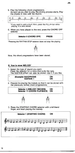 Preview for 13 page of Yamaha PortaSound MK-100 Menu Manual