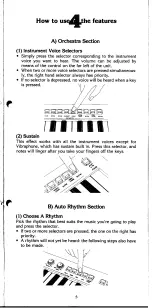 Preview for 6 page of Yamaha PortaSound PS-1 Playing Manual