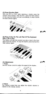 Preview for 7 page of Yamaha PortaSound PS-1 Playing Manual