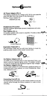 Preview for 11 page of Yamaha PortaSound PS-1 Playing Manual