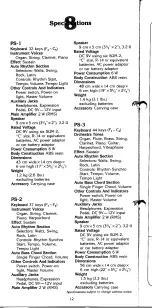 Preview for 13 page of Yamaha PortaSound PS-1 Playing Manual