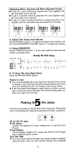 Preview for 7 page of Yamaha PortaSound PS-200 Playing Manual