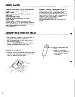 Preview for 6 page of Yamaha PortaSound PSS-101 Owner'S Manual