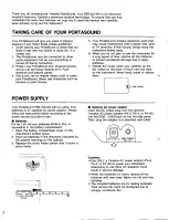 Предварительный просмотр 2 страницы Yamaha PortaSound PSS-103 Owner'S Manual