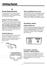 Предварительный просмотр 3 страницы Yamaha PortaSound PSS-11 Owner'S Manual