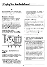 Предварительный просмотр 4 страницы Yamaha PortaSound PSS-11 Owner'S Manual