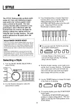 Предварительный просмотр 6 страницы Yamaha PortaSound PSS-11 Owner'S Manual