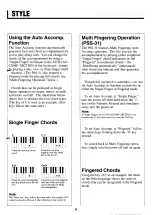 Preview for 7 page of Yamaha PortaSound PSS-11 Owner'S Manual