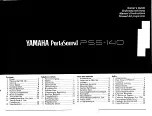 Yamaha PortaSound PSS-140 Owner'S Manual preview