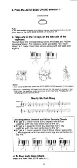 Preview for 7 page of Yamaha PortaSound PSS-150 Playing Manual