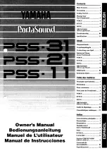 Yamaha PortaSound PSS-21 Manuel Du Propriétaire preview