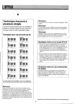 Preview for 8 page of Yamaha PortaSound PSS-21 Manuel Du Propriétaire