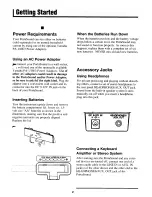 Предварительный просмотр 3 страницы Yamaha PortaSound PSS-31 Owner'S Manual