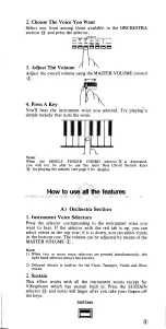 Preview for 4 page of Yamaha PortaSound PSS-401 Owner'S Manual