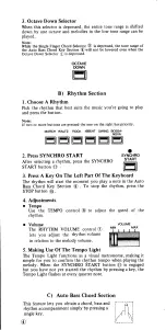 Preview for 5 page of Yamaha PortaSound PSS-401 Owner'S Manual