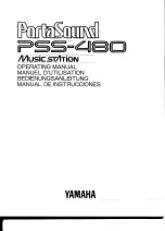 Yamaha PortaSound PSS-480 Operating Manual preview