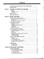 Предварительный просмотр 3 страницы Yamaha PortaSound PSS-580 Operating Manual