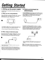 Предварительный просмотр 5 страницы Yamaha PortaSound PSS-590 Owner'S Manual