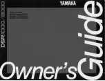 Yamaha Portatone DSR-2000 Owner'S Manual preview