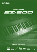 Yamaha Portatone EZ-200 Owner'S Manual preview