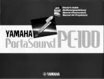 Preview for 1 page of Yamaha Portatone PC-100 Owner'S Manual